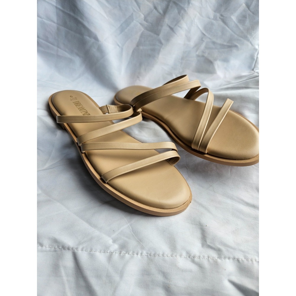 DREAM PAIRS Women's Slide Sandals Slip on Open Toe Size 9